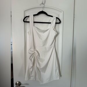 Super comfy white mini dress